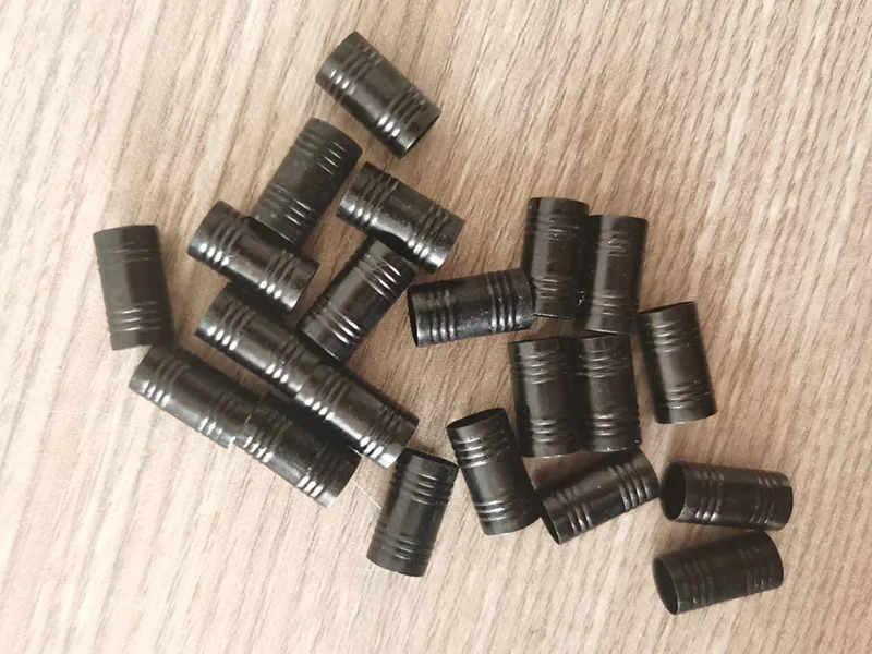 Fat Black Aluminum Pencil Ferrule